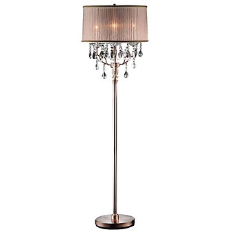 Ore International® 75W Rosie Crystal Floor Lamp,