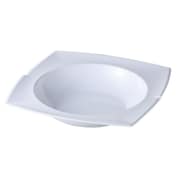 Carlisle 15 inch Rave Bowl with Rim, White by