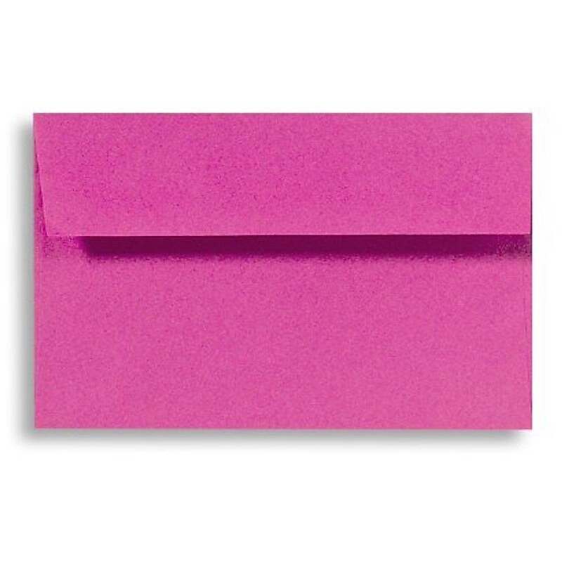 LUX A7 Invitation Envelopes (5 1/4 x 7 1/4) 500/Box, Magenta (EX4880-10-500) image 1