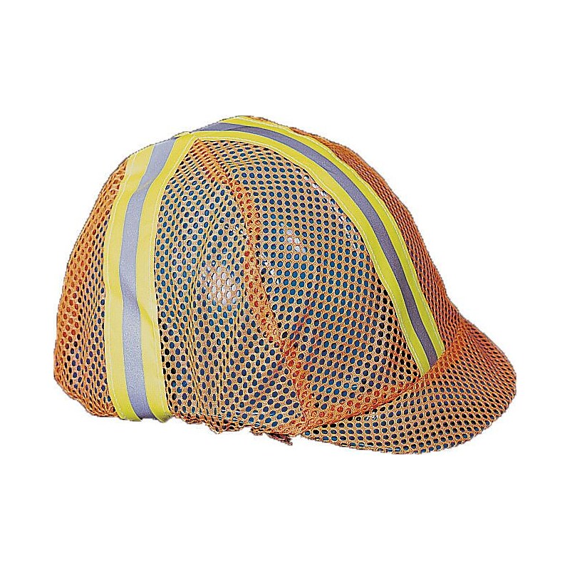 Mutual Industries Hard Hat Cover, Orange, 10/Pack (13500-100) image 1