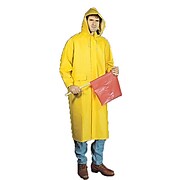 Mutual Industries 0.35mm PVC/Polyester 2 Piece Raincoat; Yellow, 3XL