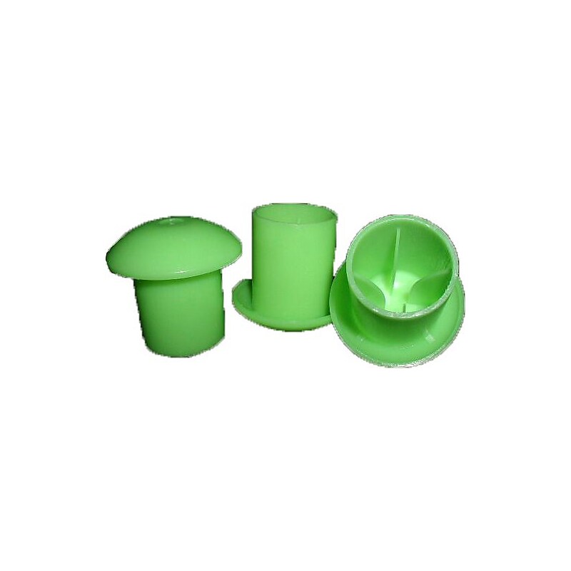 Mutual Industries #9 Standard Rebar Safety Cap, Lime, 500/Box (14640-138-3) image 1