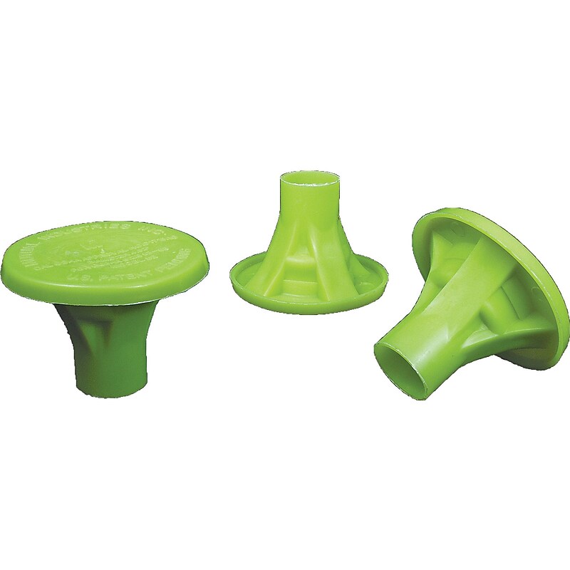 Mutual Industries #8 OSHA Rebar Safety Cap, Lime, 100/Box (14640-138-4) image 1