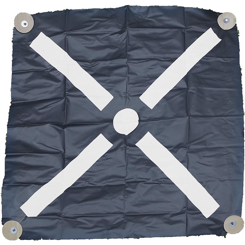 Mutual Industries Bullseye Iron Cross Aerial Target, 36" x 36", 12/Pack image 1