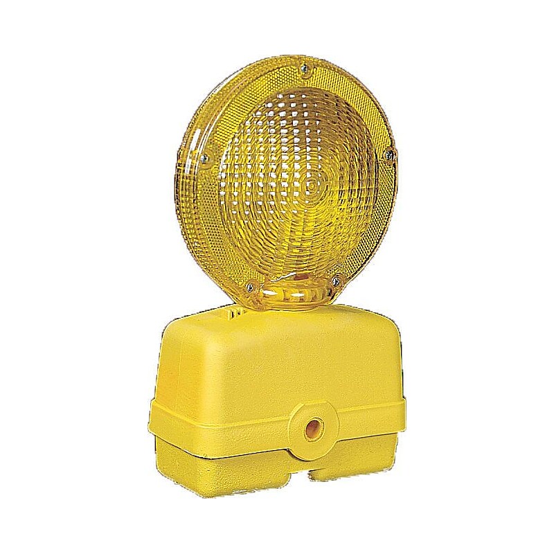 Mutual Industries Barricade Flasher Light, Yellow image 1