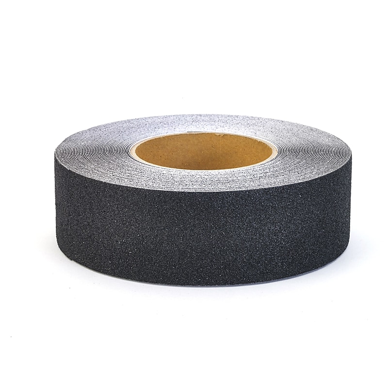 Mutual Industries Non-Skid Abrasive Safety Tape, 1" x 20 yds., Black (17768-91-1000) image 1