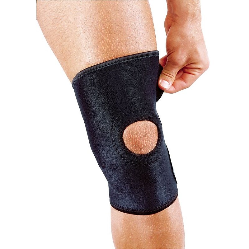 Mutual Industries Adjustable Neoprene Open Patella knee Support, One Size image 1