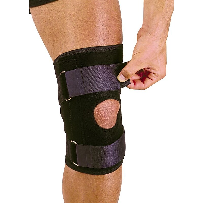 Mutual Industries Adjustable Neoprene Knee Stabilizer With Straps, One Size image 1