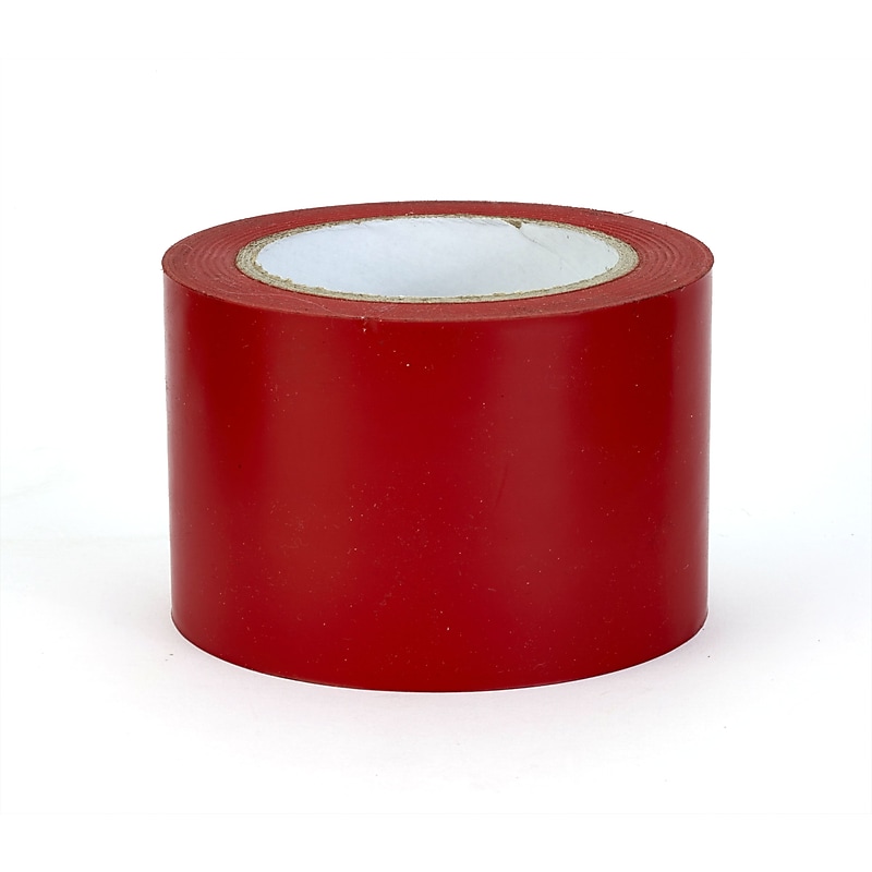 Mutual Industries Aisle-Marking Tape, 3" x 36 yds., Red, 16/Box (17785-79-3000) image 1