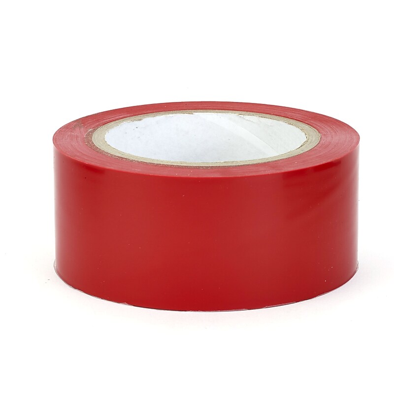 Mutual Industries Aisle-Marking Tape, 2" x 36 yds., Red, 24/Box (17785-79-2000) image 1