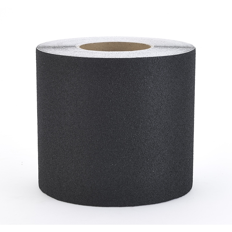 Mutual Industries Non-Skid Abrasive Safety Tape, 4" x 20 yds., Black (17768-91-4000) image 1