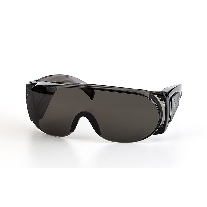 Mutual Industries Wrap Around Safety Glasses; Gray, 12/Pack image 1
