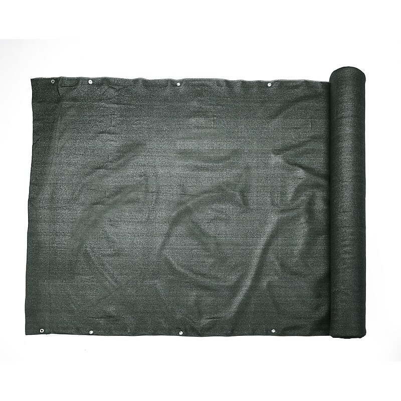 Mutual Industries 68" x 50'8" High-Density HDPE Safety Fence, Dark Green (14899-150) image 1