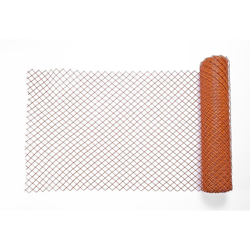 Mutual Industries 48" x 100'14" High-Density HDPE Safety Fence, Orange (14988-45-0) image 1