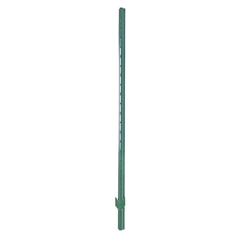 Mutual Industries Heavy-Duty 72"2" Steel Channel Post, Steel, 150/Pallet (14645-6) image 1
