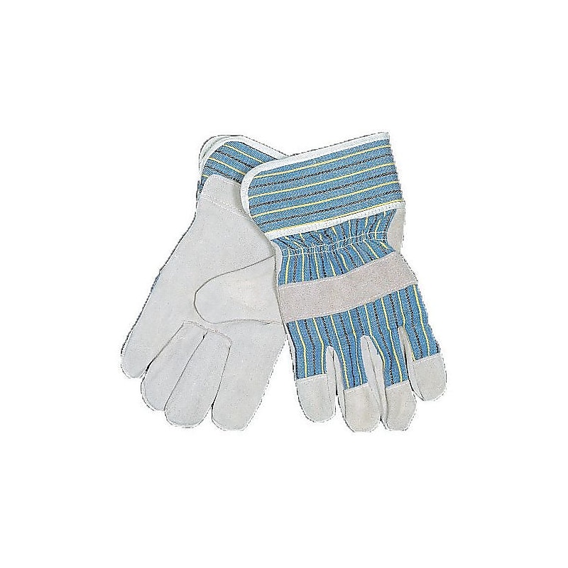 Mutual Industries Heavy-Duty Leather Palm Work Gloves image 1