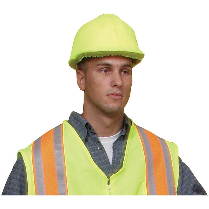 Mutual Industries Hard Hat Cover, Lime (50110) image 1
