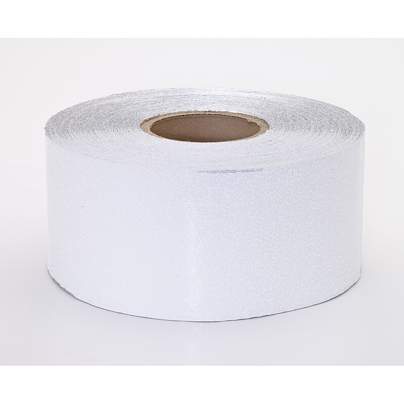 Mutual Industries Pressure Sensitive Retro Reflective Tape, 2" x 50 yds., White (17786-10-2000) image 1