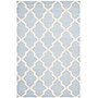 Safavieh Zoey Cambridge 5' x 8' Rectangle Indoor Area Rug, Tufted, Wool, Light Blue/Ivory (CAM121A-5)~#|#~m001375635_sc7