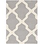 Safavieh Zoey Cambridge 2' x 3' Area Rug, Wool Pile, Silver/Ivory (CAM121D-2)~#|#~m001375646_sc7