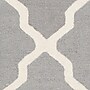 Safavieh Zoey Cambridge 2' x 3' Area Rug, Wool Pile, Silver/Ivory (CAM121D-2)~#|#~m001375647_sc7