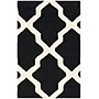 Safavieh Zoey Cambridge 2' x 3' Scatter Indoor Area Rug, Tufted, Wool, Black/Ivory (CAM121E-2)~#|#~m001375655_sc7