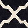 Safavieh Zoey Cambridge 4' x 6' Rectangle Indoor Area Rug, Tufted, Wool, Black/Ivory (CAM121E-4)~#|#~m001375656_sc7