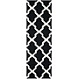 Safavieh Zoey Cambridge 2'6" x 10' Runner Indoor Area Rug, Tufted, Wool, Black/Ivory (CAM121E-210)~#|#~m001375658_sc7