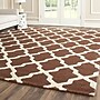 Safavieh Zoey Cambridge 9' x 12' Rectangle Indoor Area Rug, Tufted, Wool, Dark Brown/Ivory (CAM121H-9)~#|#~m001375674_sc7