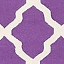 Safavieh Zoey Cambridge 5' x 8' Rectangle Indoor Area Rug, Tufted, Wool, Purple/Ivory (CAM121K-5)~#|#~m001375682_sc7