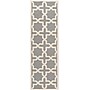 Safavieh Trinity Cambridge 2'6" x 6' Runner Indoor Area Rug, Tufted, Wool, Silver/Ivory (CAM125D-26)~#|#~m001375735_sc7