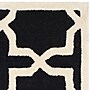 Safavieh Trinity Cambridge 2' x 3' Area Rug, Wool Pile, Black/Ivory (CAM125E-2)~#|#~m001375741_sc7