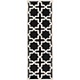 Safavieh Trinity Cambridge 2'6" x 10' Runner Indoor Area Rug, Tufted, Wool, Black/Ivory (CAM125E-210)~#|#~m001375742_sc7
