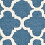 Safavieh Sharon Cambridge 4' x 6' Rectangle Indoor Area Rug, Tufted, Wool, Navy/Ivory (CAM130G-4)~#|#~m001375786_sc7