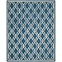 Safavieh Scarlett Cambridge 8' x 10' Rectangle Indoor Area Rug, Tufted, Wool, Navy/Ivory (CAM131G-8)~#|#~m001375806_sc7