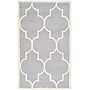 Safavieh Penelope Cambridge 3' x 5' Rectangle Indoor Area Rug, Tufted, Wool, Silver/Ivory (CAM134D-3)~#|#~m001375867_sc7