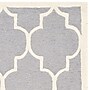 Safavieh Penelope Cambridge 6' x 9' Rectangle Indoor Area Rug, Tufted, Wool, Silver/Ivory (CAM134D-6)~#|#~m001375872_sc7