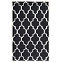 Safavieh Penelope Cambridge 4' x 6' Rectangle Indoor Area Rug, Tufted, Wool, Black/Ivory (CAM134E-4)~#|#~m001375882_sc7