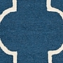 Safavieh Penelope Cambridge 3' x 5' Rectangle Indoor Area Rug, Tufted, Wool, Navy/Ivory (CAM134G-3)~#|#~m001375889_sc7