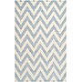 Safavieh Kimberly Cambridge 5' x 8' Rectangle Indoor Area Rug, Tufted, Wool, Light Blue/Ivory (CAM139A-5)~#|#~m001375916_sc7