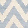 Safavieh Kimberly Cambridge 5' x 8' Rectangle Indoor Area Rug, Tufted, Wool, Light Blue/Ivory (CAM139A-5)~#|#~m001375917_sc7