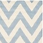 Safavieh Kimberly Cambridge 5' x 8' Rectangle Indoor Area Rug, Tufted, Wool, Light Blue/Ivory (CAM139A-5)~#|#~m001375918_sc7