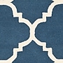Safavieh Jasmine Cambridge 4' x 6' Rectangle Indoor Area Rug, Tufted, Wool, Navy/Ivory (CAM140G-4)~#|#~m001375944_sc7