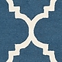 Safavieh Jasmine Cambridge 5' x 8' Rectangle Indoor Area Rug, Tufted, Wool, Navy/Ivory (CAM140G-5)~#|#~m001375947_sc7