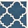 Safavieh Jasmine Cambridge 8' x 10' Rectangle Indoor Area Rug, Tufted, Wool, Navy/Ivory (CAM140G-8)~#|#~m001375951_sc7