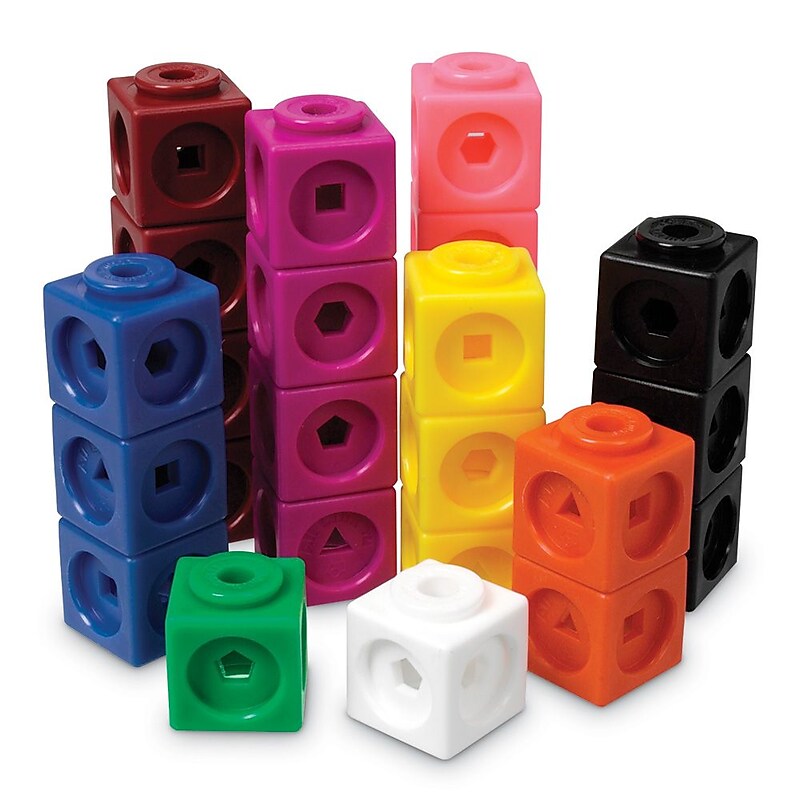 Learning Resources Mathlink Cubes, 1000/Set (LER4287) image 1