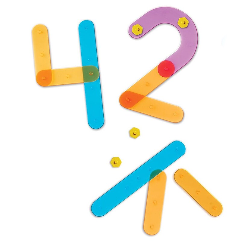 Learning Resources Number Construction Set, Multicolored, 50/Set (LER8550) image 1