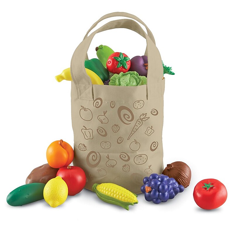 Learning Resources New Sprouts Fresh Picked Fruit & Veggie Tote image 1