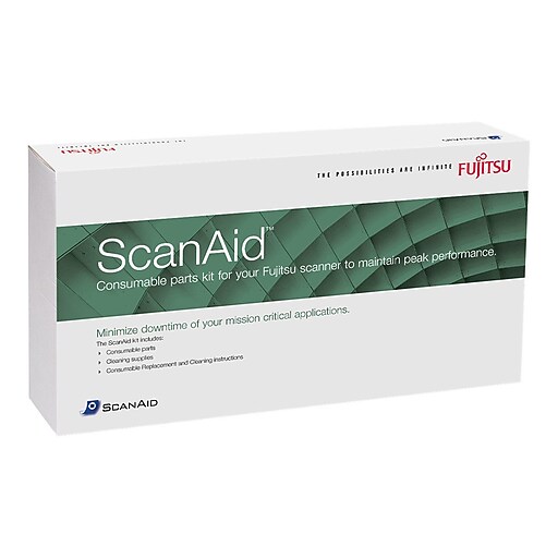 Fujitsu ScanAid Cleaning Kit | Staples
