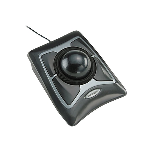 Kensington Expert Ergonomic Ambidextrous Optical USB Mouse, Black